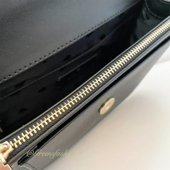 Kate spade purse remi flap chain crossbody bag leopard leather new - Picture 8 of 8